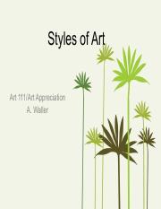 Styles of Art for test 2.pdf