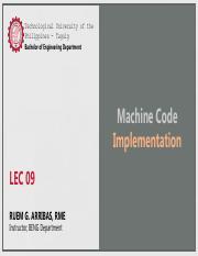 9. Machine Code Implementation.pdf