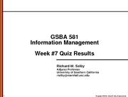 GSBA 581 - Week 7 - Quiz results