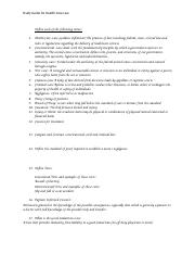 Study guide for Health Care Law (1).docx