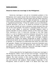 Stand on Same-sex marriage in the Philippines.docx