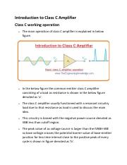 Introduction to Class C Amplifier.pdf