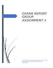 OXFAM REPORT GROUP ASSIGNMENT 2.docx