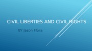 CIVIL LIBERTIES and civil rights