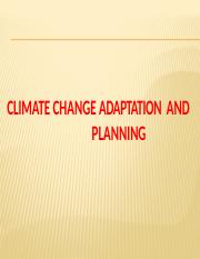 Climate change Adaptation and planning.pptx