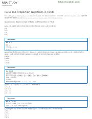 Ratio and Proportion Questions in Hindi - (sscstudy.com).pdf