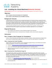 1.1.5 Lab - Installing the Virtual Machines.docx