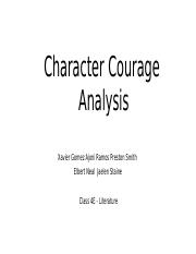 Character Analysis - Group Work 4E.pptx