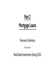 Slides Part 2 Mortgage Loans.pdf