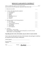 Lab Safety Contract.doc