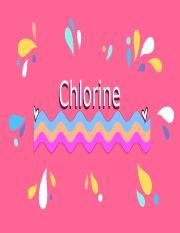 Chlorine Presentation - Libby Bille