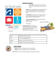 Introduction To Food Safety Handout - Judith Paul.docx