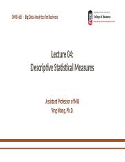Lc04-Descriptive Statistical Measures(1) (1).pptx
