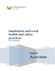 Implement and monitor work health and safety practices SITXWHS003 - Activities (1).docx