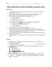 Review-Study Guide for ISM Competency Exam.docx