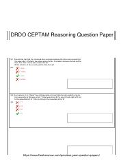 DRDO CEPTAM 10 Reasoning Paper I Old Papers.pdf