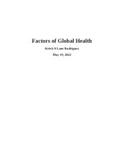 PHE-20247-XB235 Factors of Global Health.docx