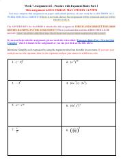 Assignment #2 - Practice with Exponent Rules Part 1.pdf