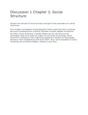 Social structure discussion 11.docx