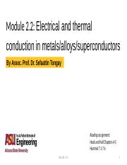 Module 2.2 Electrical conduction in metals (1).pptx