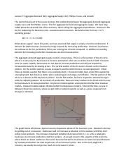 Lecture 7 Aggregate Demand Aggregate Supply Phillips' Curve Growth.docx