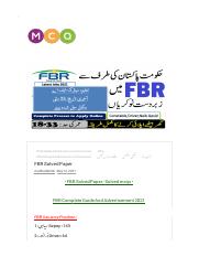 FBR Solved Paper - FBR Complete Guide- mcqs warehouse.pdf