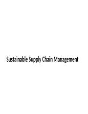 Sustainability and the Supply Chain 1.pptx