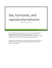 1) Lecture 1 - Sex, Hormones, and Reproductive Behavior.pdf