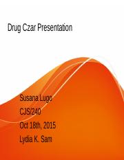 Drug Czar Presentation