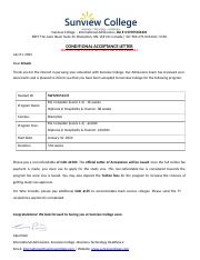 Conditional Acceptance Letter- SWT24551474 Dinesh.docx