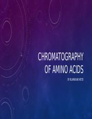 Chromatography of Amino Acids.pptx