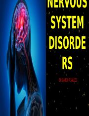 NERVOUS SYSTEM DISORDERS REPORT.pptx