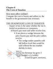 G- Econ Ch 8 Notes