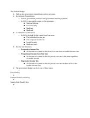 AP Econ Chapter 11 Notes_ The FED.docx