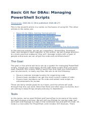 Basic Git for DBAs- Managing PowerShell Scripts.docx