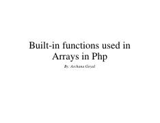 Built-in functions used in Arrays in Php.pdf