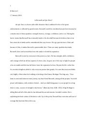 Реферат: Heroes Gawain Vrs Beowulf Essay Research Paper