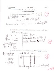 Exam 3 Solutions