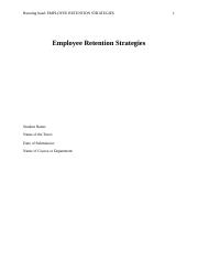 Employee Retention Strategies-data collected