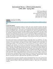 LPOL 2052_International Theory_ Bruneau Quentin_ Spring 22_Syllabus.pdf