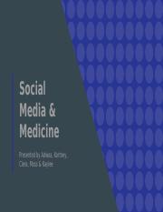 Social Media and Medicine.pptx