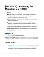 PRODUCT_Developing_the_Marketing_Mix_NOTES.pdf