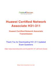 VCE Huawei H31-311 Exam - Secret to Pass.pdf