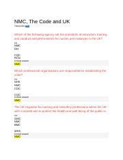 CBT -NMC STD Q&A EDITED.docx