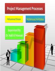 Project Management Processes-Ch3
