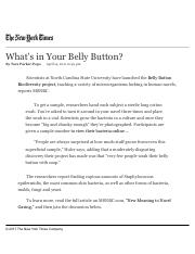 What's in Your Belly Button? - The New York Times.pdf