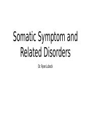 Somatic Symptom and Related Disorders.pptx