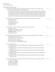 Test Bank Questions for Final Exam