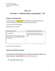 Module 10 - Group Case Study 2 - Introduce Agile to an Organization - Summer 2022.docx