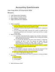 Accounting Questionnaire- Association of Accountants DASV.docx